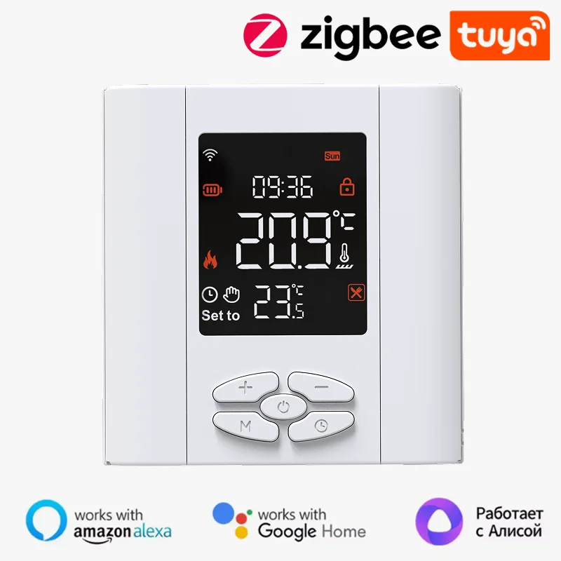 

Беспроводной термостат Tuya Zigbee для газового котла
