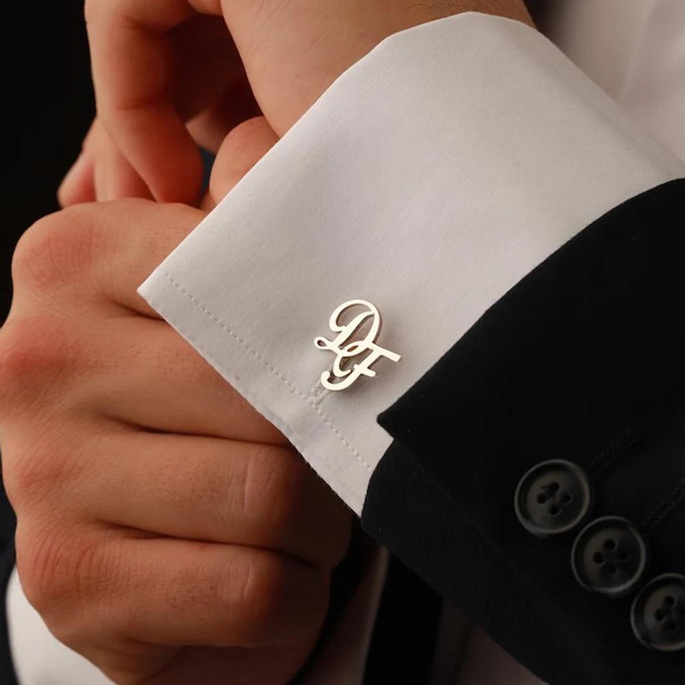 Рисунок 2 - Запонки с буквами из нержавеющей