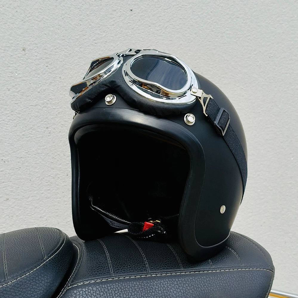 Мотоциклетные шлемы для уличной езды 3/4 TT &amp COCOCOCASCOS в стиле ретро с открытым лицом