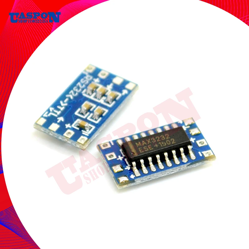 

10pcs Mini RS232 MAX3232 Level to TTL Level Board 115200bps Converter Adaptor Module new