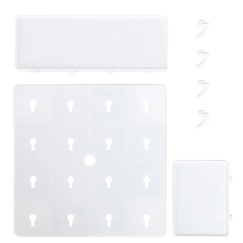 Настенный Органайзер Для Декора Комнаты Полка С Крючками Держатель Хранения