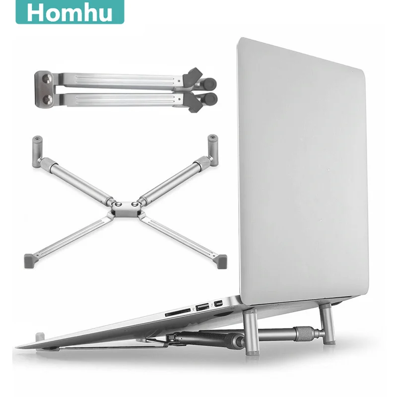 

Переносная Складная подставка для ноутбука Luminium, регулируемая Эргономичная подставка для ноутбука, вентилируемый охлаждающий держатель д...