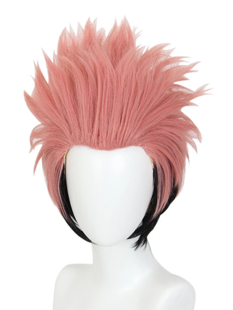

Wig Anime Character Role Playing Carnival Fancy Dress Ball Gradient Color Soaring Short Hair Cos Anime Synthetic Wig