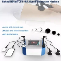 portable smart tecar therapy physio 448khz tecar indiba equipment cet ret rf physiotherapy diathermy machine