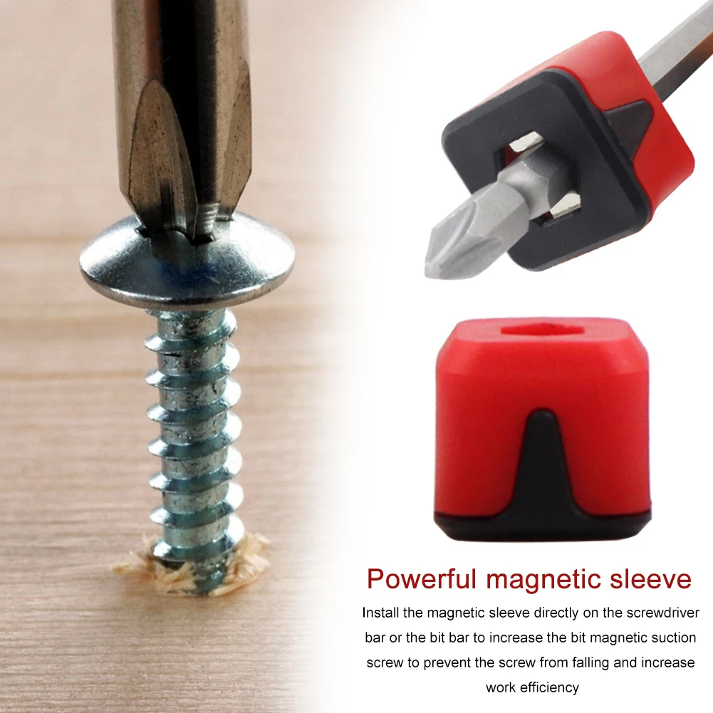 

Screwdriver Bit Magnetic Ring Anti-corrosion Strong Magnetizer Drill Bit Head Electric Hex Shank Magnet Powerful Ring