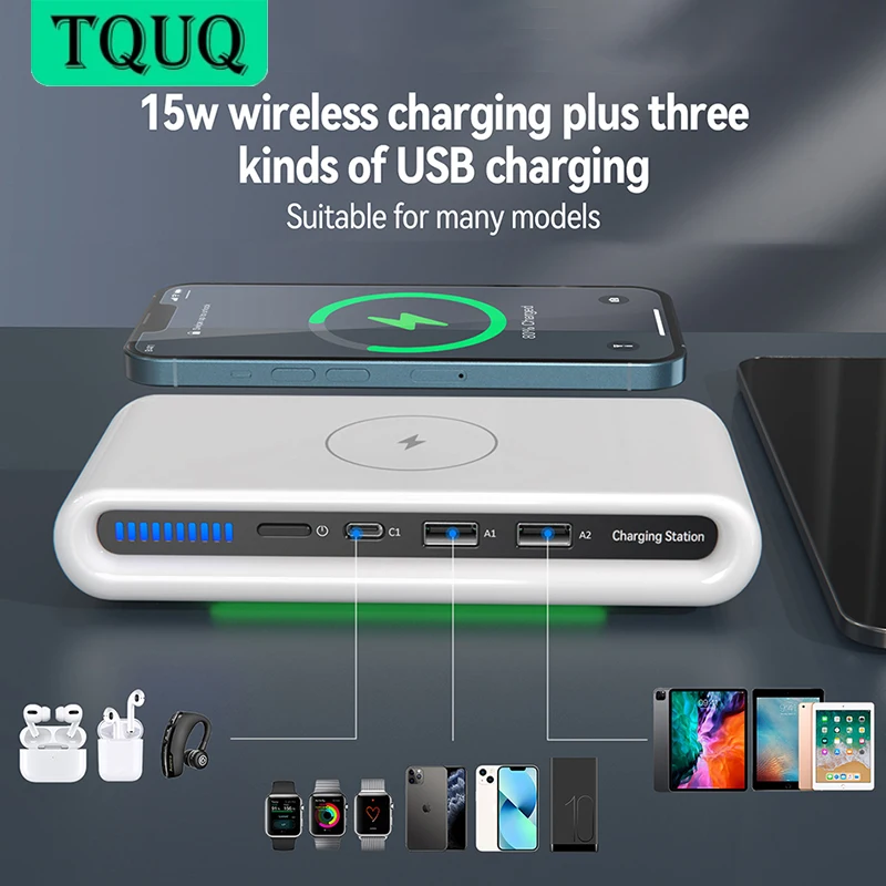 USB-адаптер питания TQUQ, 30 Вт, 15 Вт, для iPhone, Huawei, Samsung, iPad