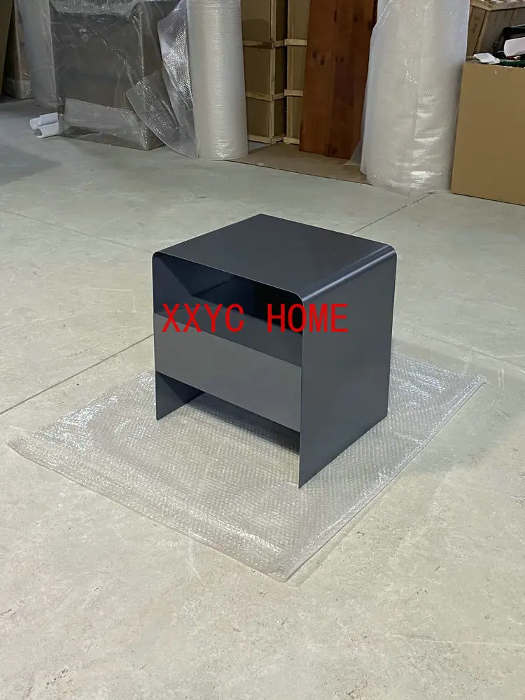 СТОЛ простой черный прикроватный тумбочка Стильный современный продвинутый