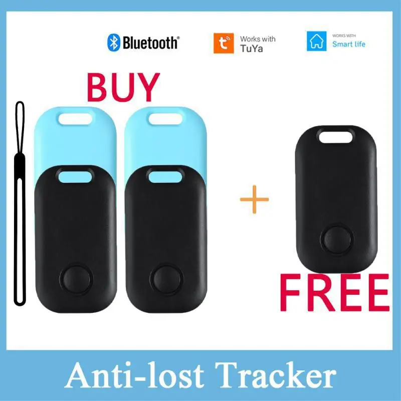 

Bluetooth-трекер Tuya с защитой от потери, портативный смарт-брелок с сигнализацией, миниатюрный двухсторонний поисковый ключ, кошелек, эхолот для умной жизни