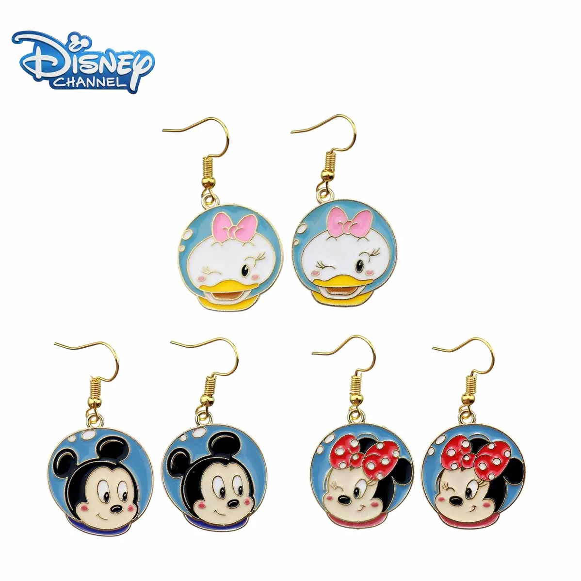 

Disney Mickey Minnie Earrings for Girls Fashion Sweet Daisy Ear Jewelry Bff Earrings Accessories Cartoon Cosplay Mickey Minnie