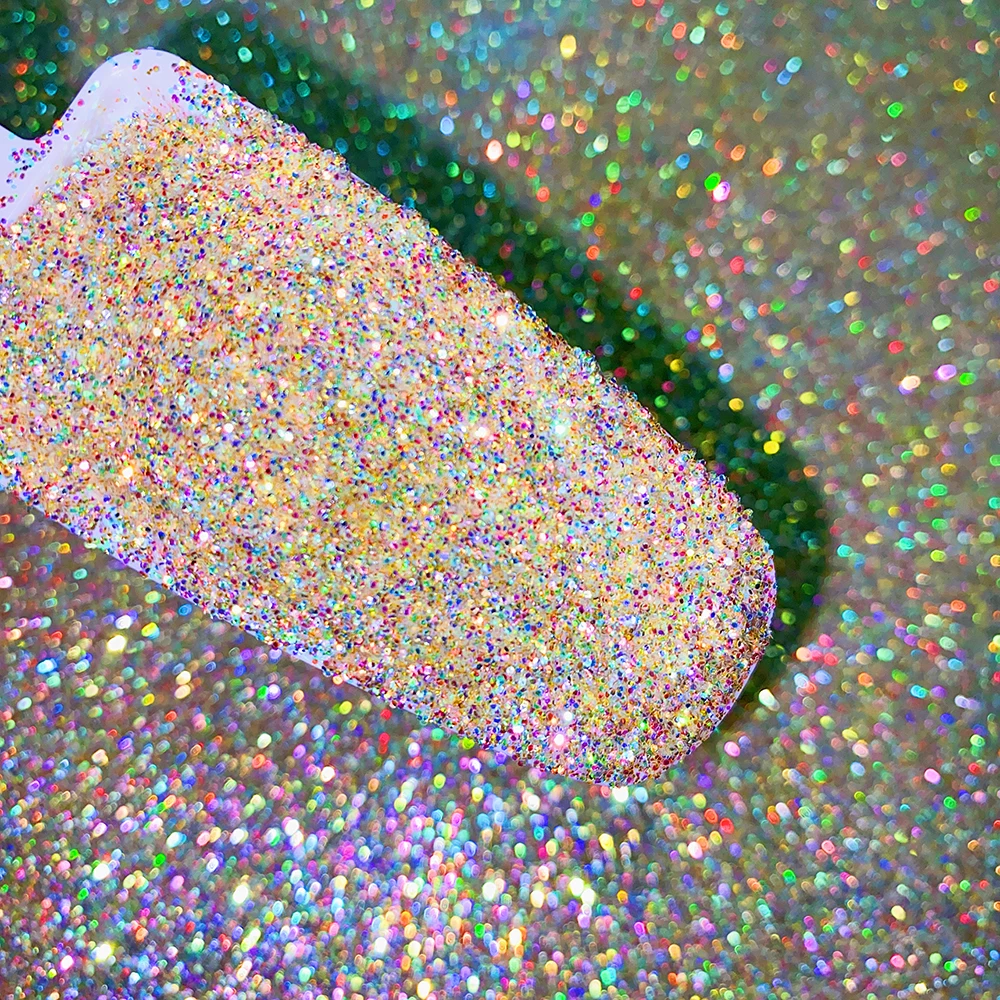 

10g/bag Sparkly Fine Iridescent Nail Glitter Super Shiny Chrome Pigment Holographic Powder Dust DIY Manicure Decortions