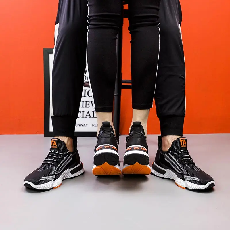 

High platform mesh Men's Shoes Sport Low Cost Running Shoes 47 Table Tennis Children's Sports Shoes Boys Chunky Sneakers Gym