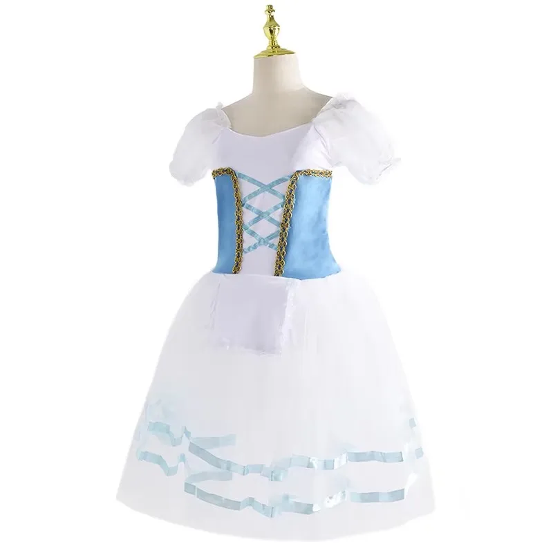 Giselle professional Ballet Dance Ballerina tutu Dress For Girls Women Stage Performance Costume Long Dancing Dresses