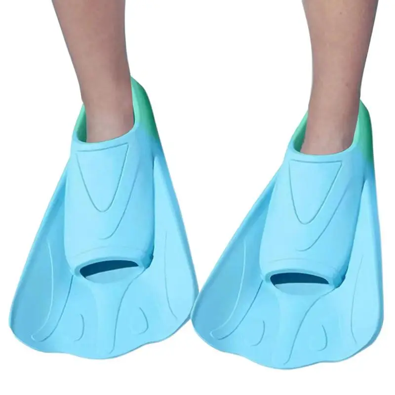 

Swim Fins Unisex Swim Diving Fins Soft Adult/Kids Snorkeling Foot Swimming Flippers Wear-Resistant Aqua Shoes For Water Sports