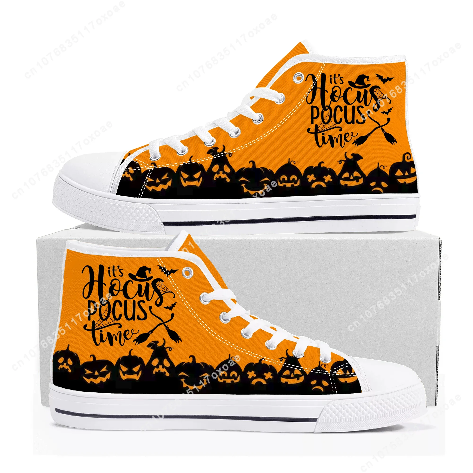 Высокие кроссовки на Хэллоуин для мужчин и женщин подростковые