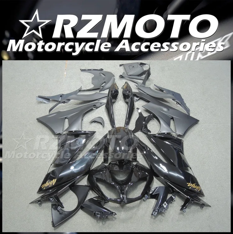 

Новый комплект обтекателей из АБС-пластика, подходит для Kawasaki Ninja ZX-6R ZX6R 636 599 2009 2010 2011 09 10 11 12, кузов красивый черный