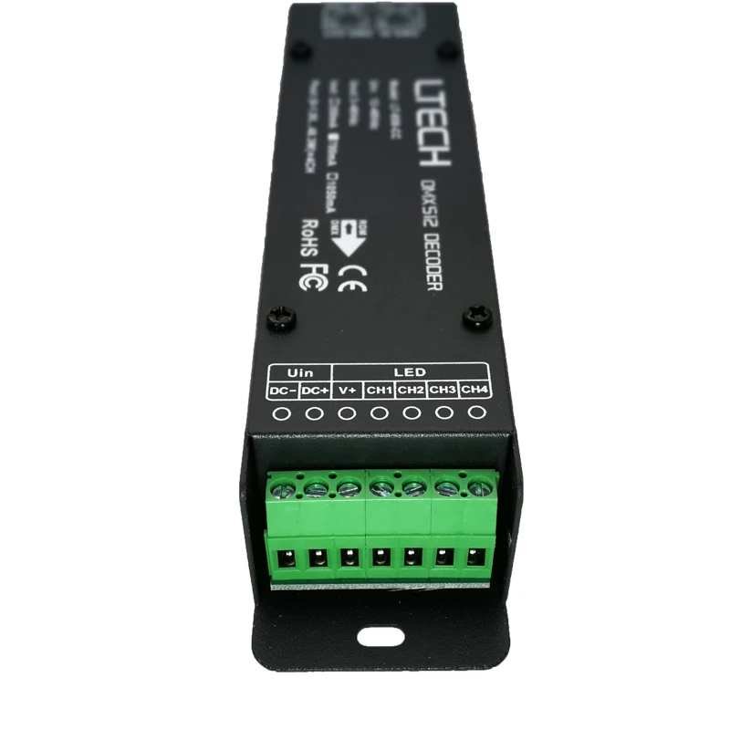 Фото Декодер LTECH Led DMX, 4 канала, постоянный ток, фотосессия 3 в 1, 4 канала, 350 мА, 700 мА, DMX512, CC Slave, порт RJ45 №5