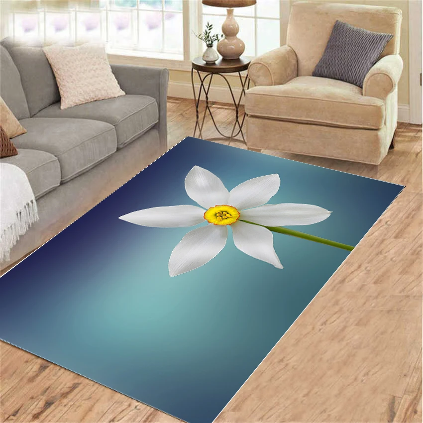

Flannel Flower Carpets Hallway Doormat Bedroom bathroom door floor Rugs Kitchen Stairs Carpet Anti-skid Corridor Mat Rug