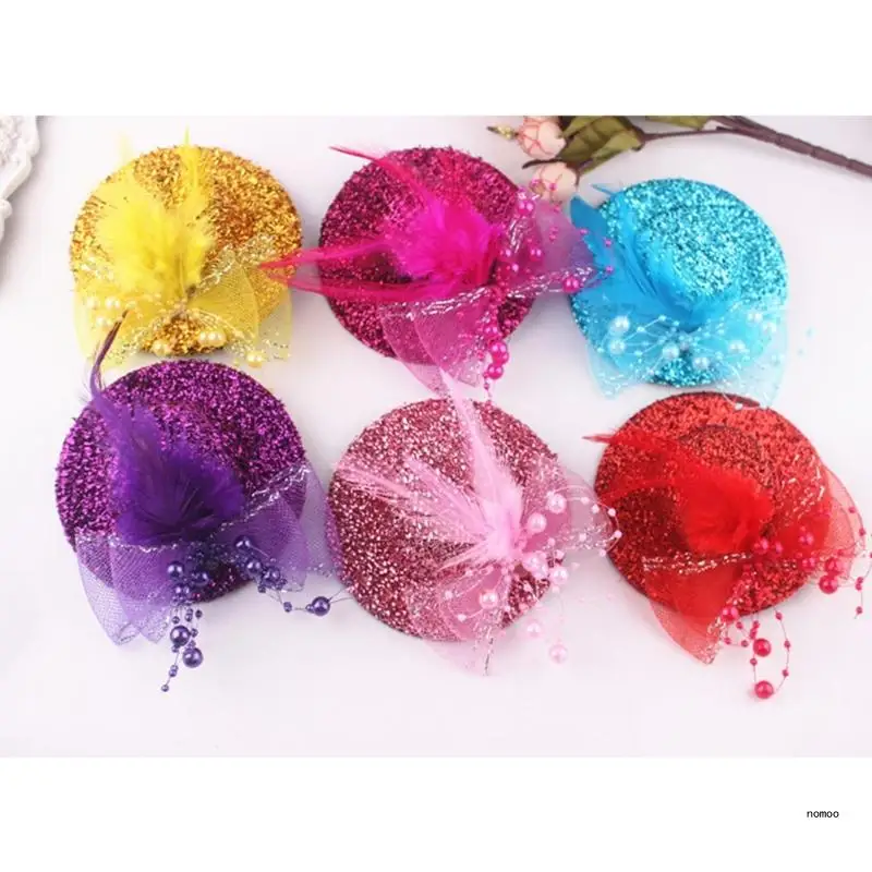 Цветочный чародей Блестящая сетка Чародей для девочек Шляпа чаепития