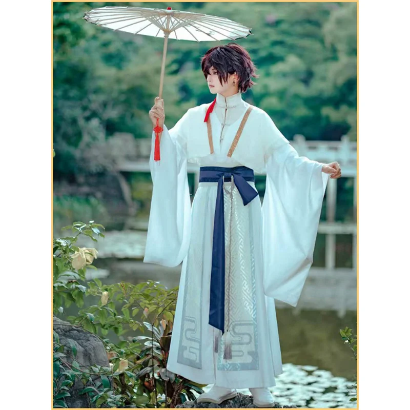 

Костюм для косплея дазай Осаму из аниме «бродячие псы», комплект из пальто, жилета, топа, брюк, пояса и перчаток