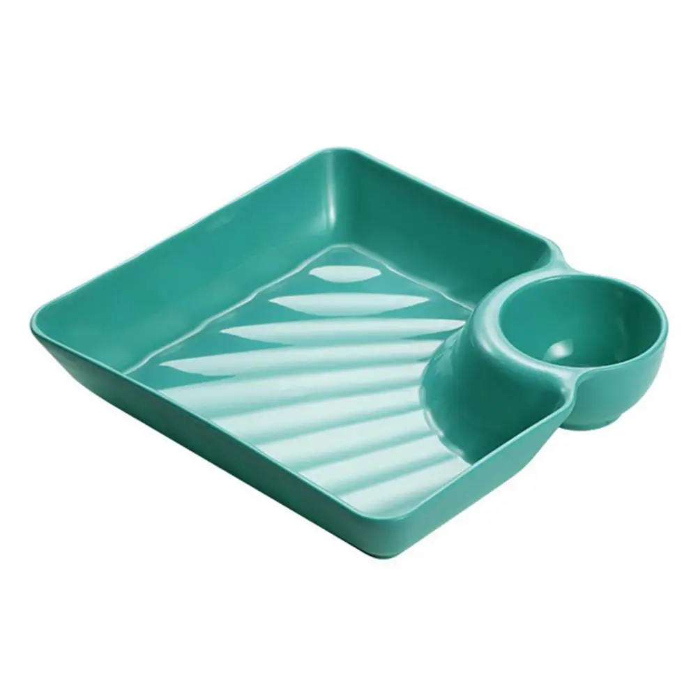 

Dumplings Bowl Sushi Salad Plate With Sauce Dish Non-stick Dessert Fruit Tray Sauce Separation Dinner Tools Kitchen Tableware