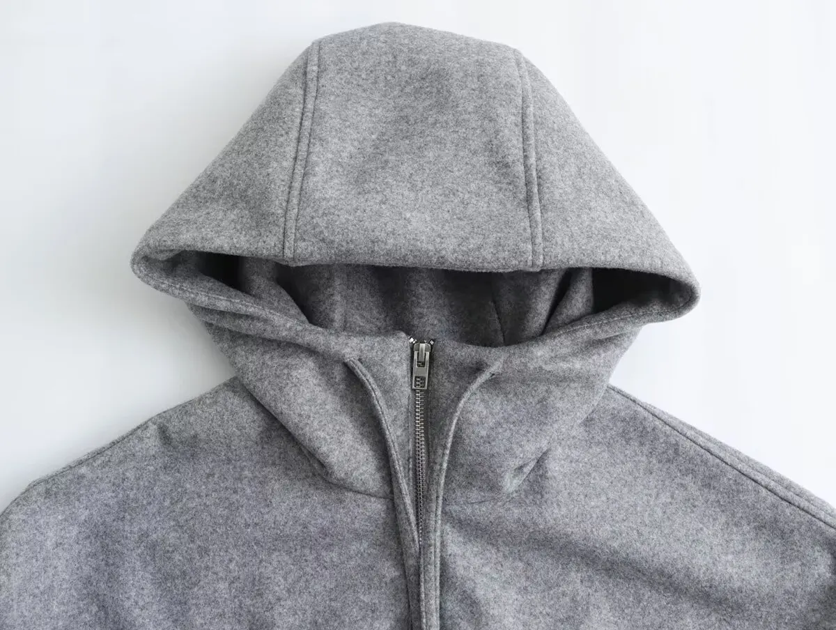 Женская толстовка с капюшоном Rindu TRAF 2024