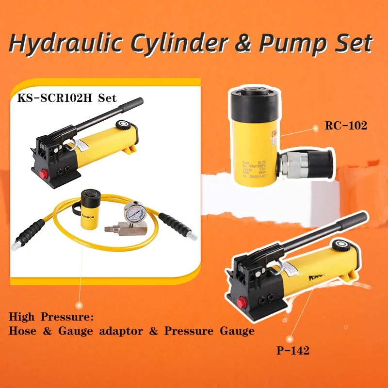 RC-102 10-тонный односторонний возвратный гидравлический цилиндр Enerpac Same