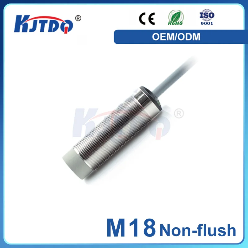 Аналоговый Индуктивный бесконтактный датчик M18 IP67, выходное напряжение на выходе, ток 8 мм, PNP, 24 В постоянного тока