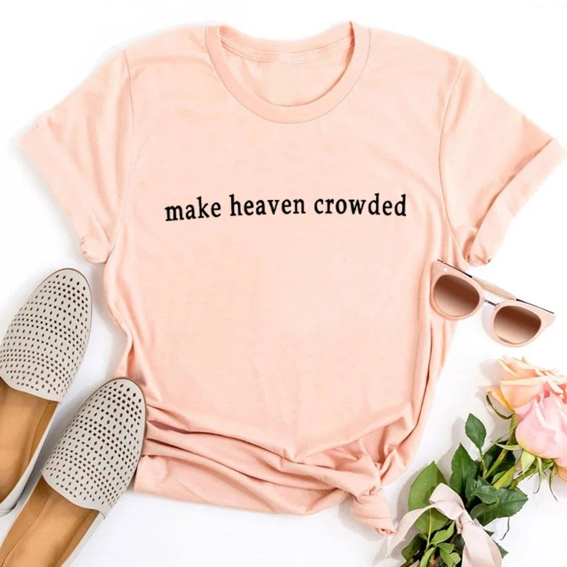 Футболка с надписью Make Heaven