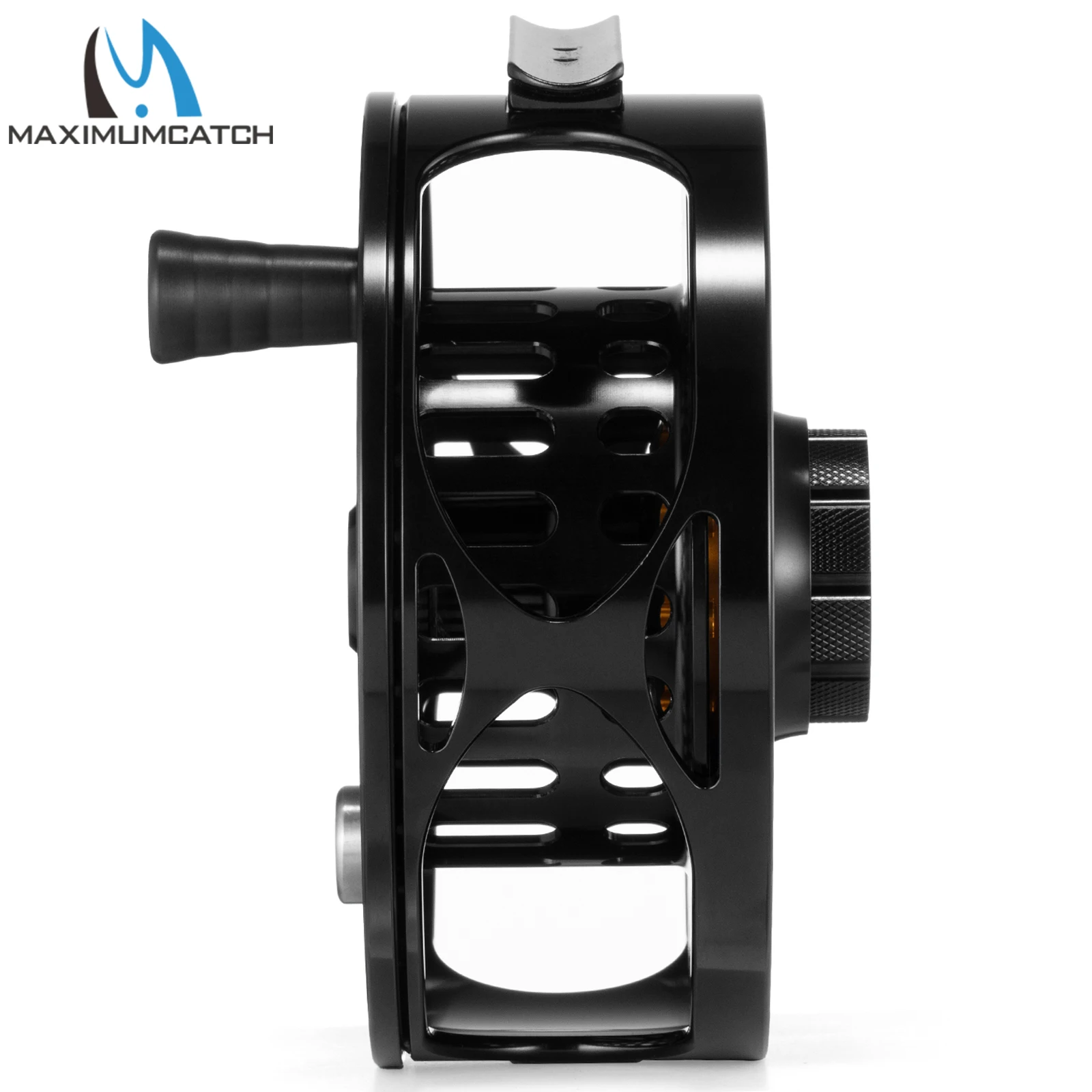 Фото MAXCATCH Skybound Fly Fishing Reel 9/10WT Spey, двухручная катушка с большим бортом, водонепроницаемая, с герметичным карбоновым фрикционом, полнорамная катушка для нахлыстовой рыбалки. №3