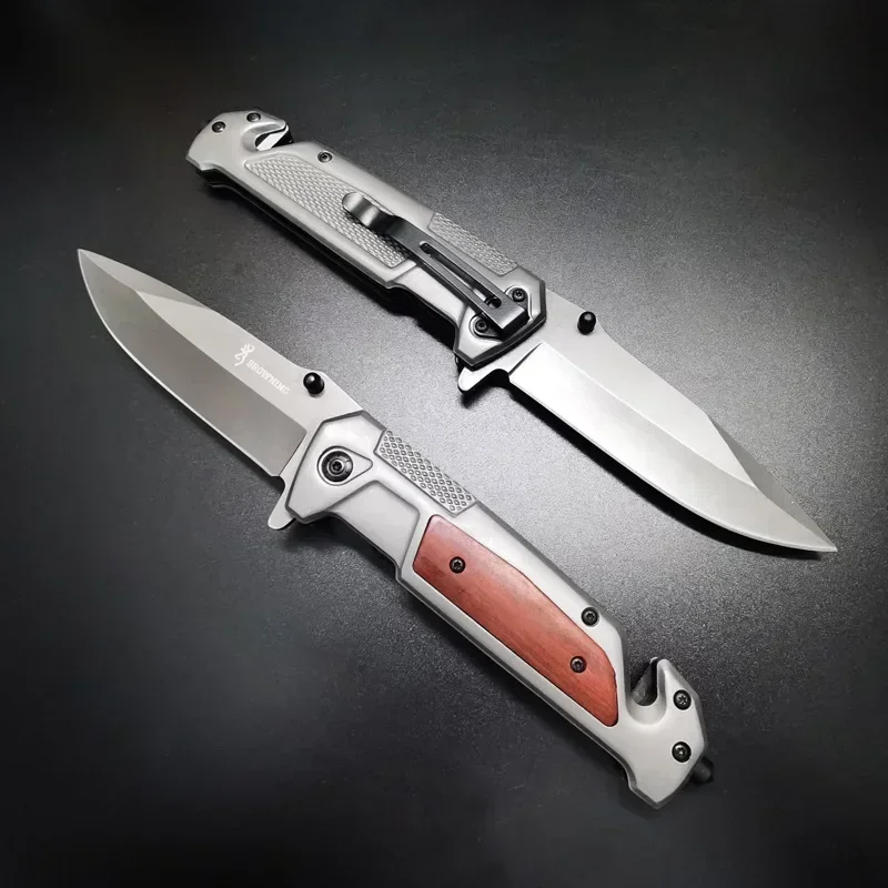 Многофункциональный высокопрочный стальной складной нож для улицы с зажимом
