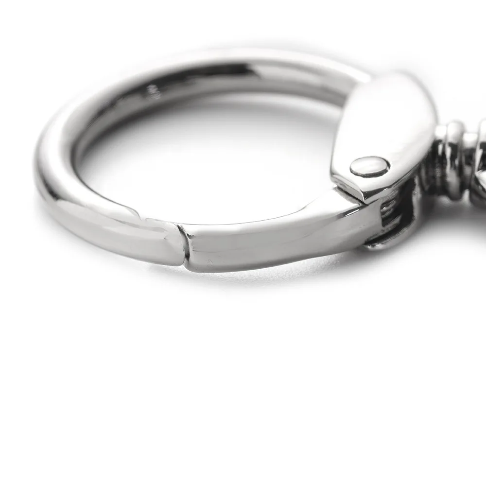 1/2/3pcs Rotatable Ring Spring Clasps Openable Round Carabiner Keychain Bag Clips Hook Dog Chain Buckles Connector DIY Jewelry
