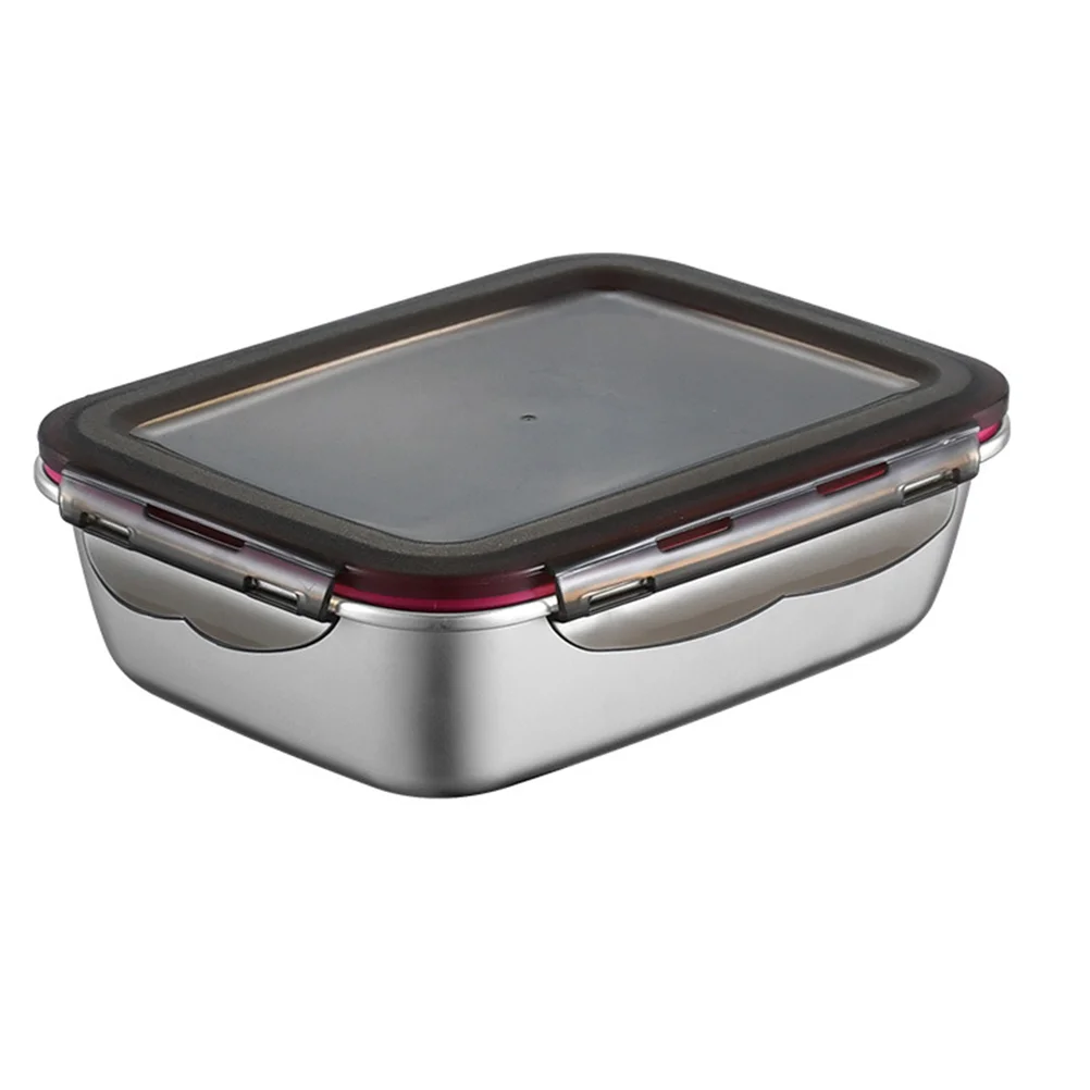 

Food Insulated Container Japanese Metal Steel Bento Tiffin Thermal Keep Warm Large Hot Trays Portion Control Salad Toddle