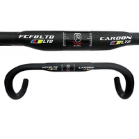 fcfb 3k matte carbon handlebar road bike handlebars drop bar handle bar 380 400 420440 460mm bicycle handlebars