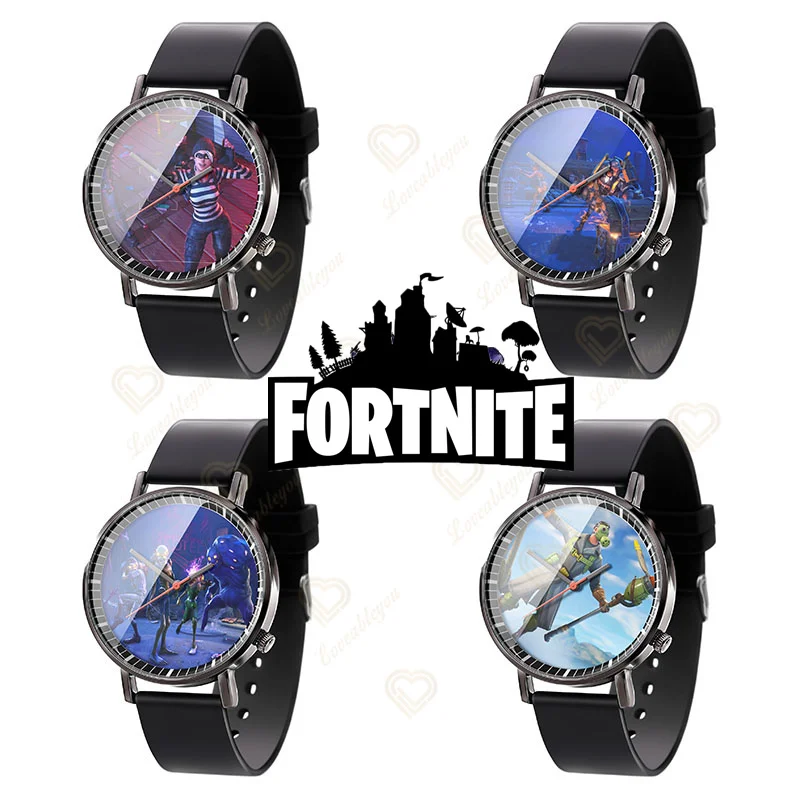 

Original Fortnite Quartz Watch Stainless Steel Men Women Electronic Student Watches Battle Game Figure Model Children's Gift