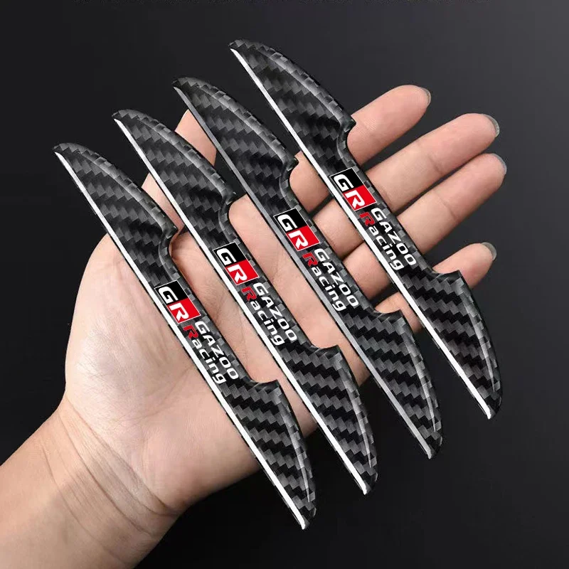 

4 шт., защитные наклейки на автомобильные двери для Toyota