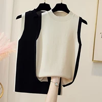 ice silk sleeveless vests summer style top fashion blouses 2022 cheap vintage clothes for women female clothing harajuku kawaii