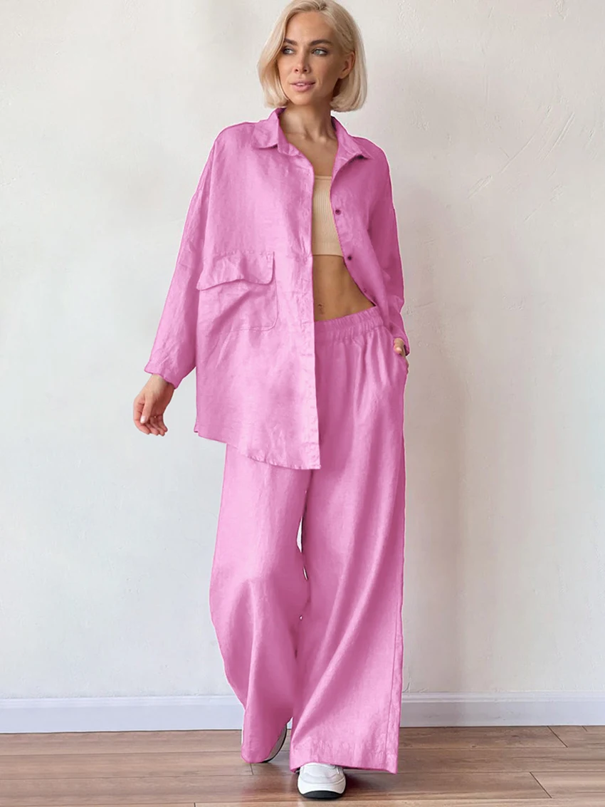 Женская хлопковая Ночная сорочка Marthaqiqi пижама с длинным рукавом и отложным