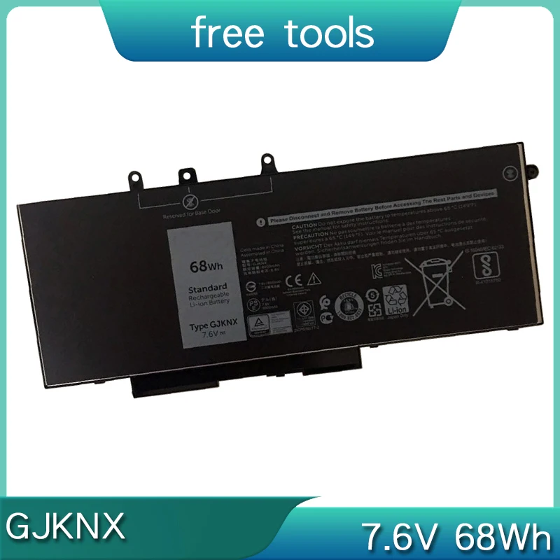 Новый аккумулятор для ноутбука GJKNX 7 6 В 68 Втч DELL Precision 3520 3530 Latitude 14 15 5491 5591 5280 5290 5480