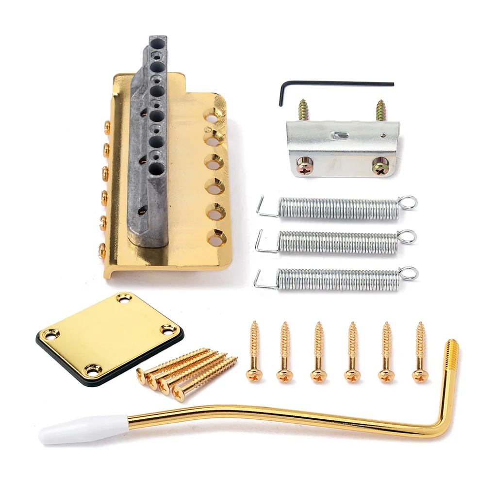 

Guitar Bridge Replacement Metal Saddle Thickened Design Neck Joint Plate