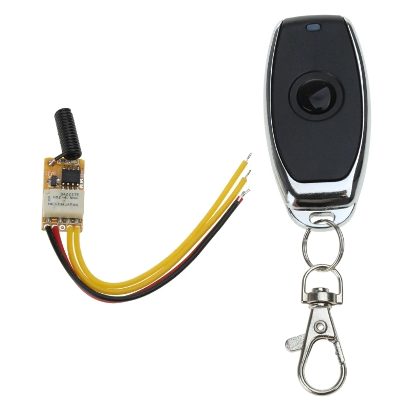 

Mini Relays Remote Control Switches 3.7V-12V Wireless RF Switches for Wireless Control in 433Mhz Latching Modes