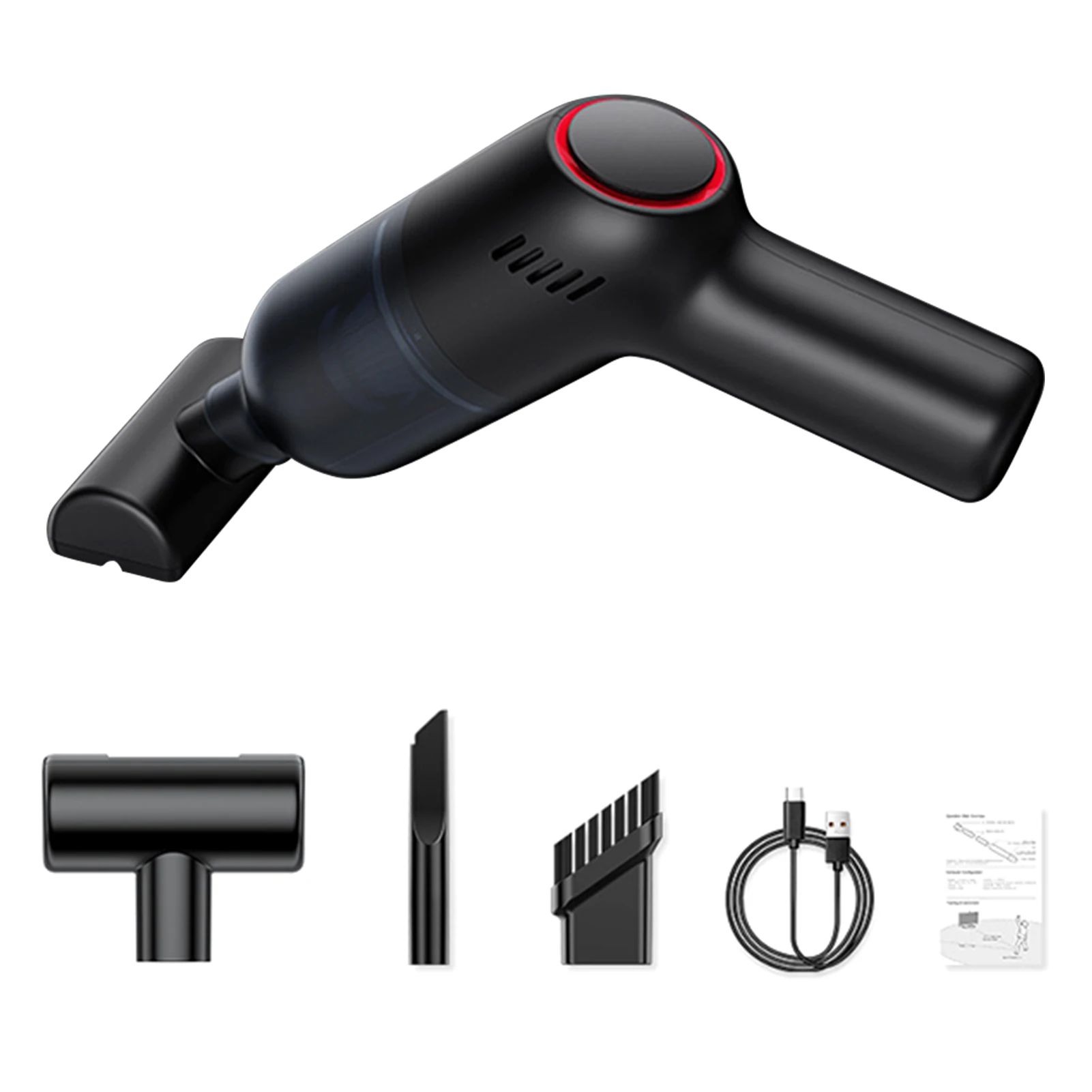 

Home Car Vacuum Cleaner Carpet Pet Hair USB Rechargeable Portable Handheld Cordless Wet And Dry Powerful Suction 4500pa