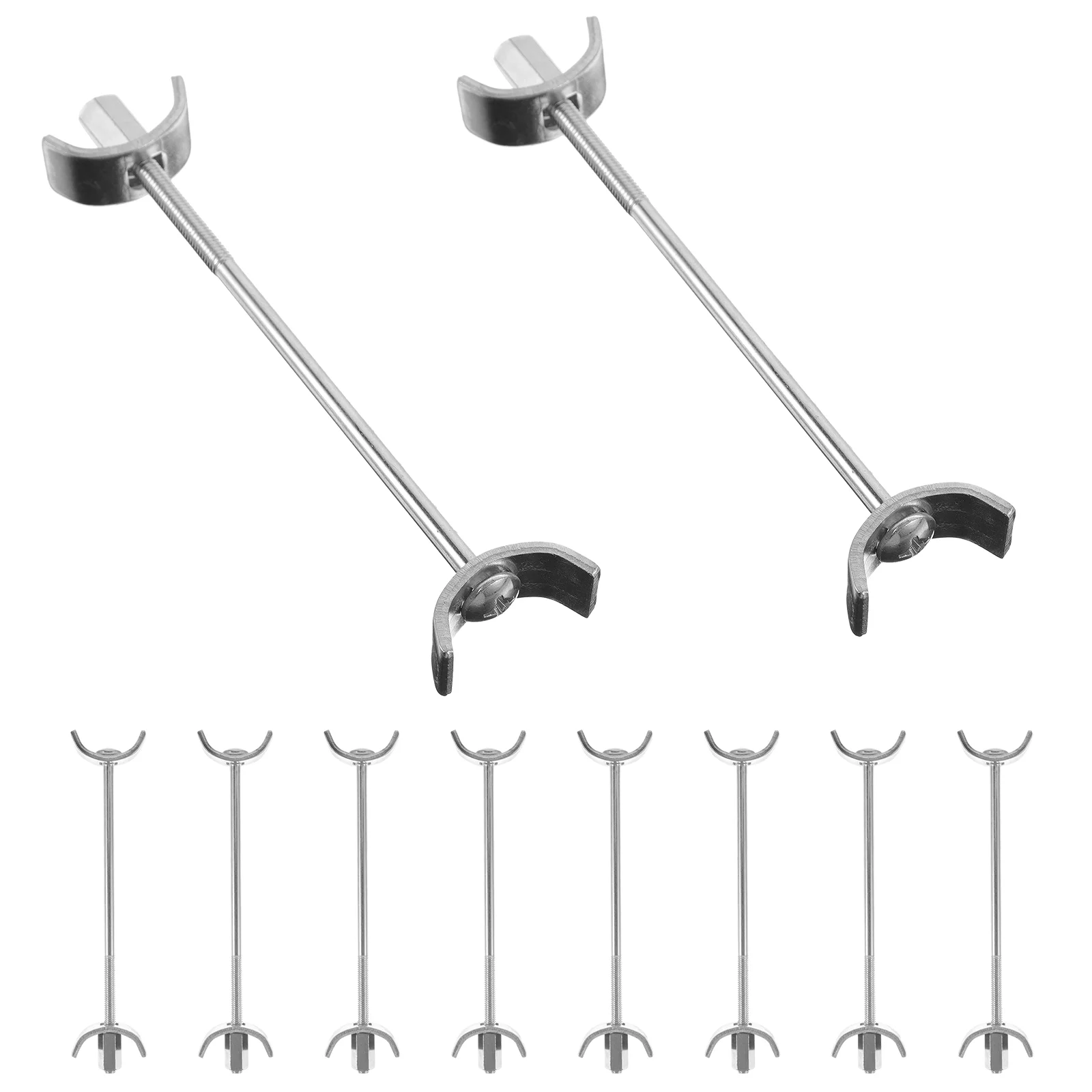 

10 шт., Carassosories, кухонная столешница, искусственная сталь, 10,3x1,2 см