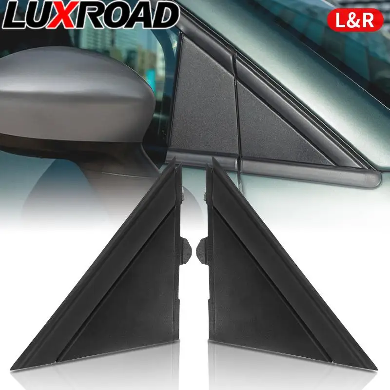 

Hot Rear Mirror Triangle Trim Plate LH&RH Door Mirror Flag Cover Moldings For FIAT 500 2012 2013 2014-2019 1SJ85KX7AA 1SD00KX7AA