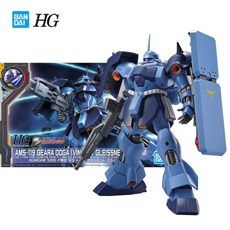 

Bandai Genuine Gundam Model Garage Kit HG Series 1/144 Anime Figure AMS-119 GEARA DOGA Action Toys for Boys Collectible Model