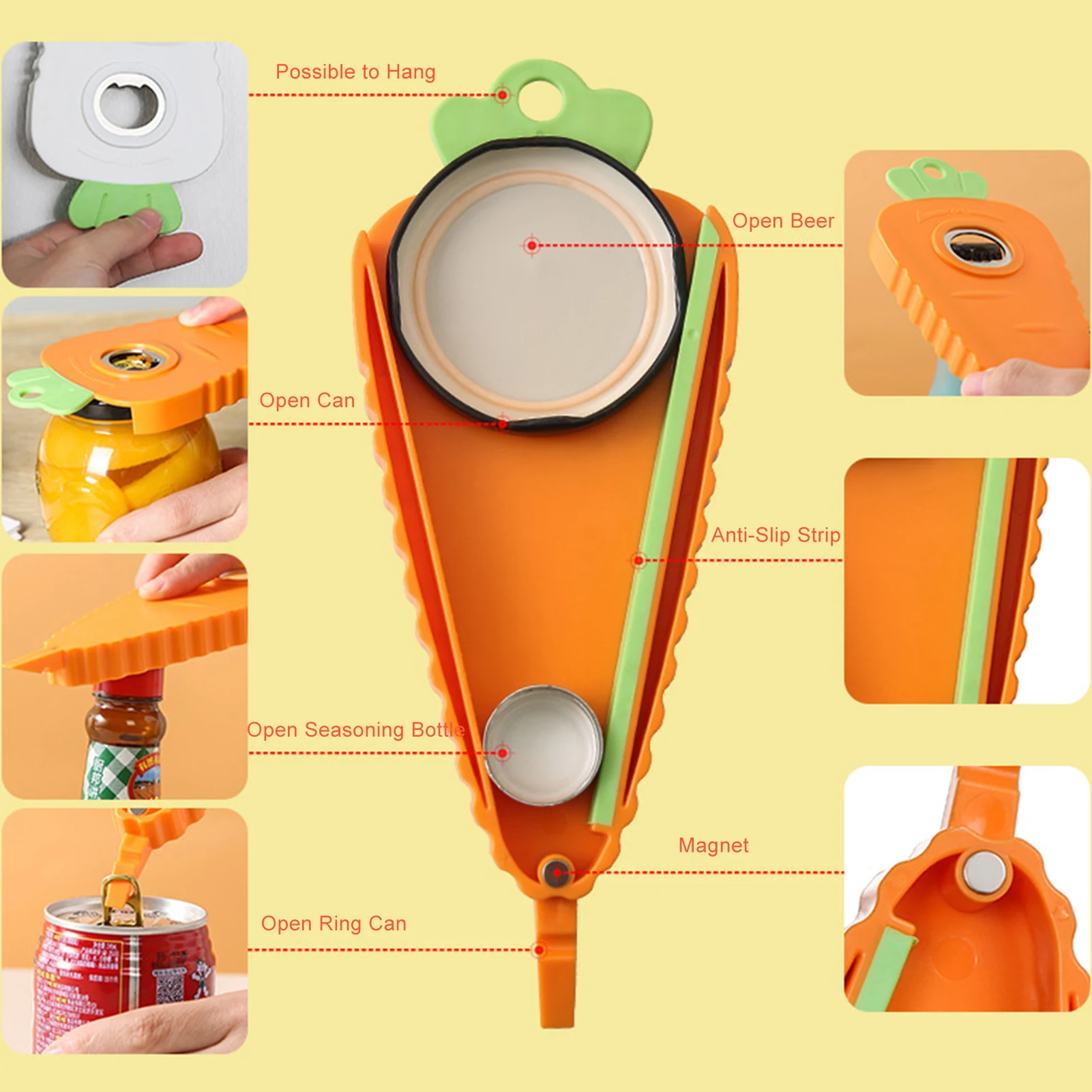 Открывалка для бутылок в форме моркови открывалка пива безопасная пищевых