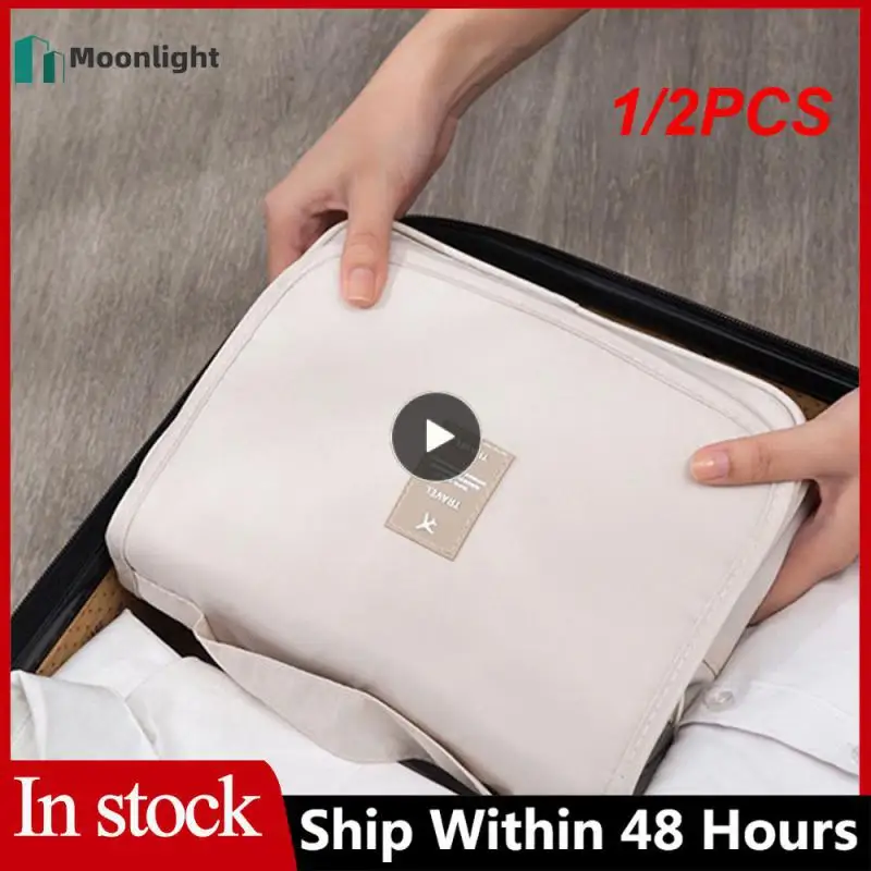 

1/2 шт. женские косметички, портативная косметичка, Вместительная дорожная сумка для хранения, органайзер для туалетных принадлежностей, водонепроницаемая сумка для стирки