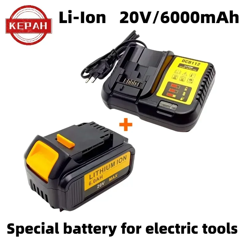Перезаряжаемый литий-ионный аккумулятор DCB200 блок питания 20V6000mah DCB205DCB201DCB203