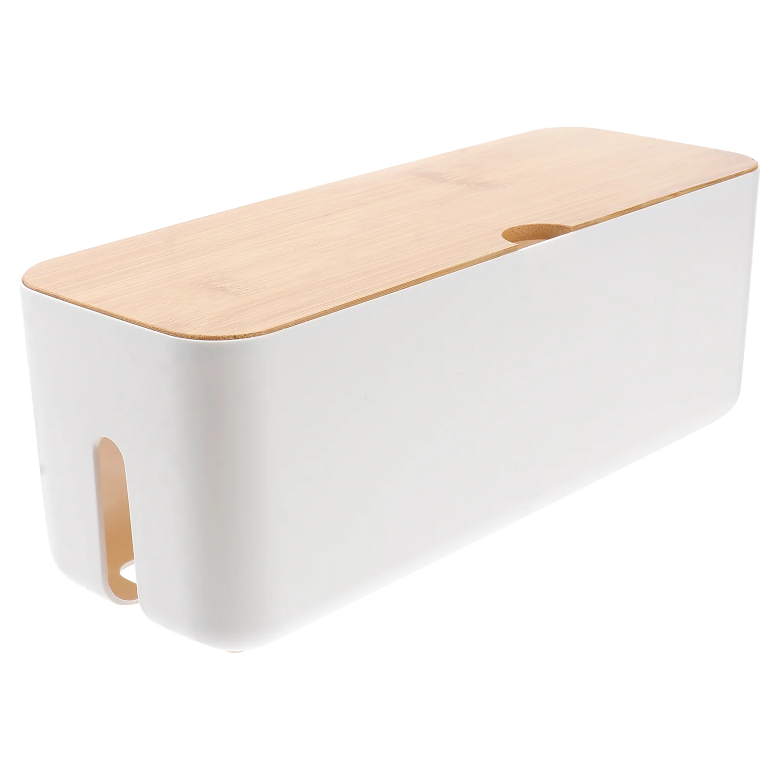 

Box Cable Organizer Cord Management Storage Wire Hider Power Strip Cables Container Desk Case Tidy Hiding Board Electrical Tool