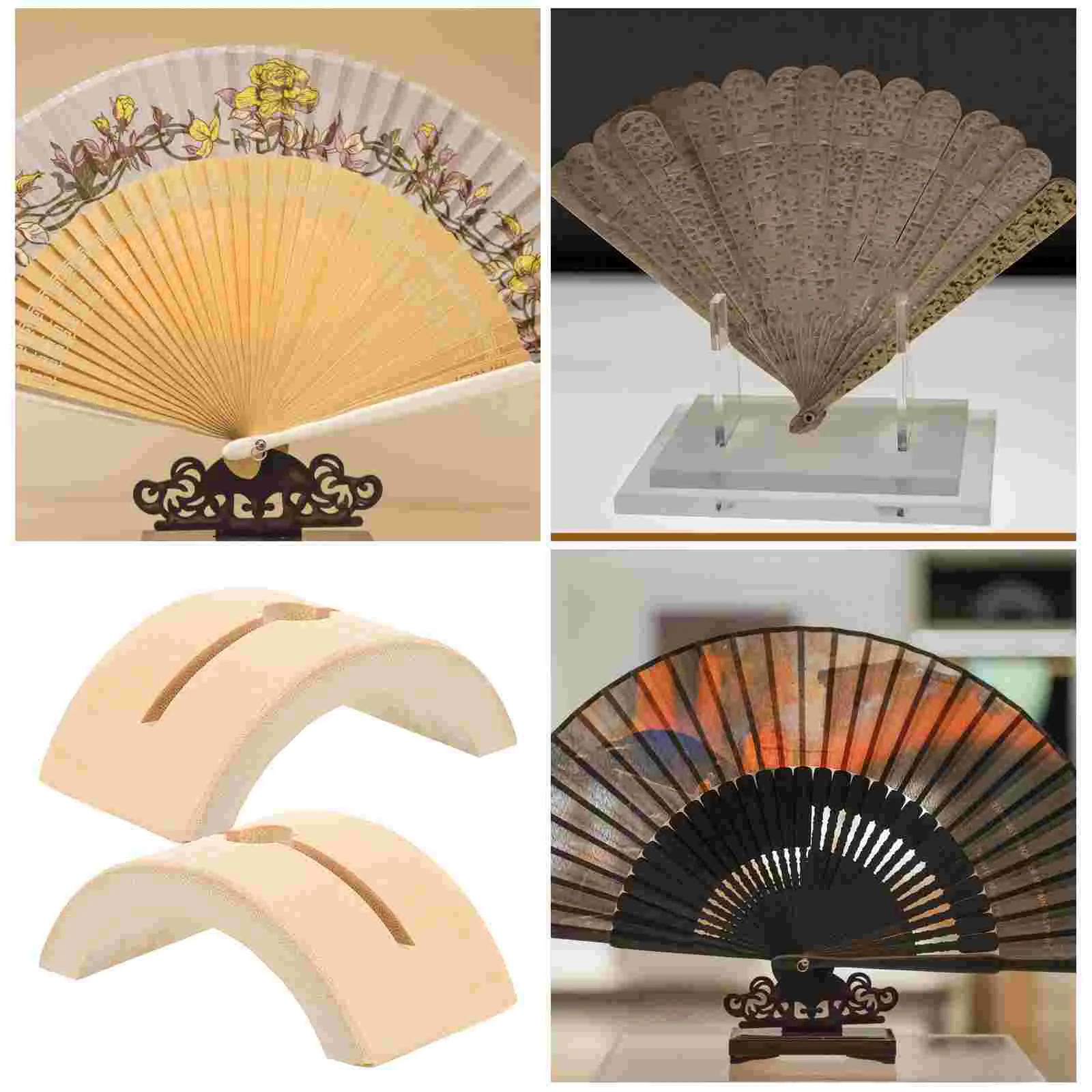 Дисплей японский ручной держатель для вентилятора складные аксессуары съемный