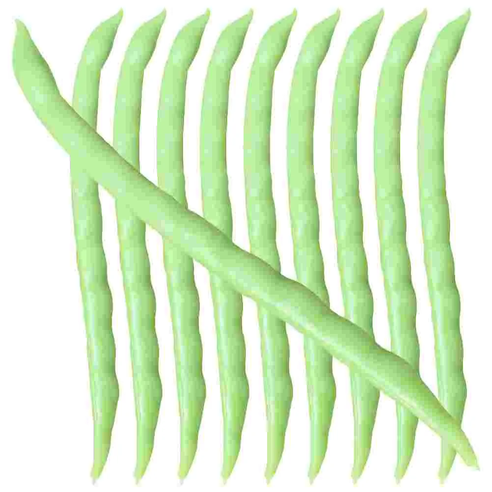 10 Pcs Fake Food Vegetable Props Kitchen Decoration Simulation Models False Carob Artificial Pvc Decorations Restaurant
